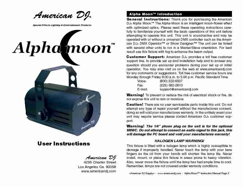 American DJ Indoor Furnishings Alpha Moon-page_pdf